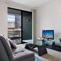 Inner-City Brisbane 1-Bed with Pool Gym & Parking, hotel v okrožju Teneriffe, Brisbane