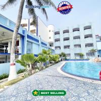 Hotel V-i sea view, puri private-beach-gym-spa fully-airconditioned-hotel lift-and-parking-facilities breakfast-included, hotel a Puri
