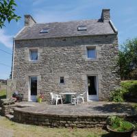 Granite stone house with fireplace, Plouguerneau
