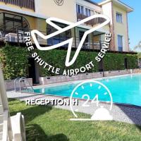 Residence Villa Rosa dei Venti, מלון ליד נמל התעופה פאלקון-בורסלינו - PMO, צ'יניזי