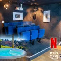 Maison d'hôtes avec cinéma privé et bain nordique chauffé, hotel u gradu 'Prez-vers-Siviriez'