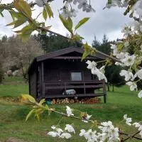 Chata na samotě, Šumava, hotel Vrhaveč városában