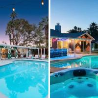 Side by Side Lux Homes with Pools Spas Speakeasy