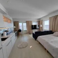 Keskustan tyylikkäin studio omalla autopaikalla, hotel Lappeenrantában