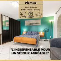 Montino - Studio 5 min du circuit - Parking - Wifi, hôtel à Mulsanne