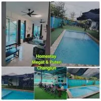 Homestay Megat & Puteri, hotelli kohteessa Kampong Tanjong Putus