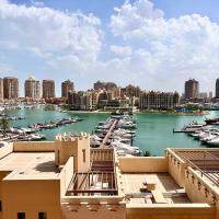 Alken Studio - Amazing Superior Studio with Marvellous Marina View in the Pearl, Doha, hôtel à Doha (The Pearl)