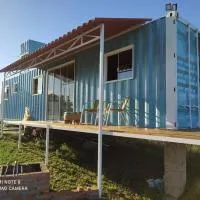 Casa Container Azul., hotel Bagéban