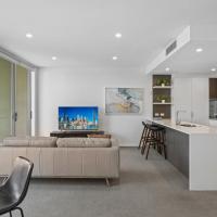 Sleek 2-Bed with Balcony and Communal BBQ Area, hotel in New Farm, Brisbane