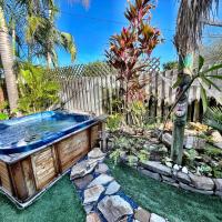 Cabana Tropical - Garden Studio with Private Hot Tub, hotell i Redington Beach  i St Pete Beach