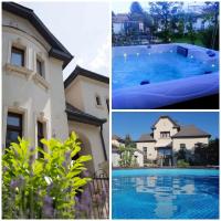 부다페스트 15. Rákospalota에 위치한 호텔 Kúria apartman with private jacuzzi and pool