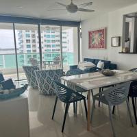 Lindo apartamento con vista al mar, hotel u četvrti 'Castillogrande' u gradu 'Cartagena de Indias'