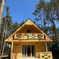 Domek wypoczynkowy Sosenka z sauną i jacuzzi - Oaza Spokoju, hotell sihtkohas Ocypel