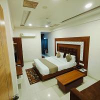 Hotel Green Fortune, hotel Naranpura környékén Ahmadábádban