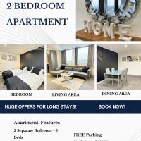 Flat 501 Chic Apartment Living, hotel berdekatan Lapangan Terbang Antarabangsa Leeds Bradford - LBA, Yeadon
