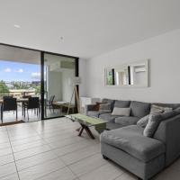 Sleek City Apartment with Parking and Balcony, hotel en Newstead, Brisbane