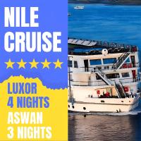 NILE CRUISE NP every MONDAY from LUXOR 4nights & every FRIDAY from ASWAN 3 nights, hotel din Nile River Luxor, Luxor