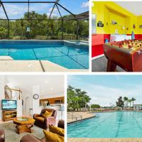 Viešbutis Tropical Escape: Pool,Spa & Themed Game Room (Windsor Palms, Kisimis)