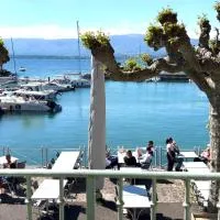 Appartement à 10 mètres de la plage !, hotelli kohteessa Nernier