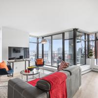 Large Modern Highrise Condo in Gastown with Panoramic Views, hotell i Gastown i Vancouver