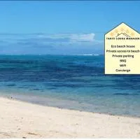 Raimanu Lodge - Climatisation, Fibre, Accès Plage, Parking Privé、Haapitiのホテル