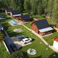Oaza u Kaszuba- domki nad Słupią, hotel Jamno városában