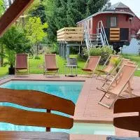 Eisenbahnromantik im Urlaub, hotel u gradu Heinsdorfergrund