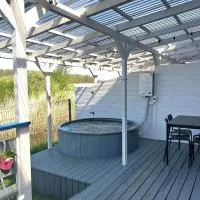 Kolorowy Kopań balia z hydromasażem w tarasie NA WYŁĄCZNOŚĆ, hotel a Kopań