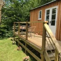 Shepherd's hut at Rosewood House, hotell i Liskeard