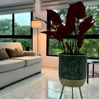 Acogedor apartamento con hermosa vista al volcán - The Goat Spot - planta alta, хотел в Alto Boquete