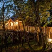 Les Lodges du Quercy, viešbutis mieste Saint-Cernin