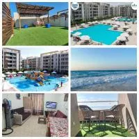 جراند هيلز الساحل الشمالي Grand Hills North Coast شالية فندقي H047 مكيف بالكامل Families only, hotel v destinaci Dawwār ‘Abd Allāh