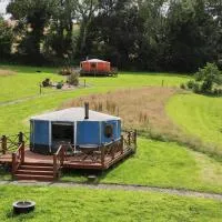 Allercombe Farm Glamping Yurts & Wild Camping, hotell sihtkohas South Brent