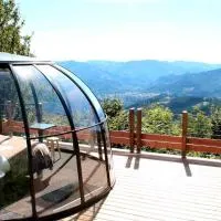 Nuits D'y Cîmes : Nuit Insolite Bulle, SPA, hotel di Jaunac