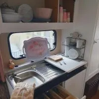 übernachtung in unserem Wohnwagen, hotel Gračacban