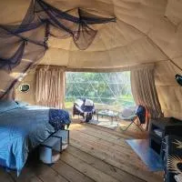 D1 StarGazer Geo Dome- 1 Queen- No pets, hotel di Drumheller