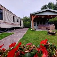 Familychalet De Schaapskooi, 6-persons, big private garden, dogs aloud, hotel i Westergeest