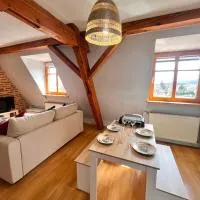 Duplex au cœur de Turckheim, 10 min de Colmar et place de parking, viešbutis mieste Tiurkemas