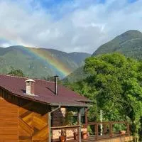 Cabana com visual incrível para a Serra, hotel v destinaci Timbe do Sul