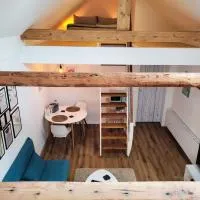 Ostenfeld में, होटल Modernes 1-Zimmer-Apartment mit Galerie-Schlafkoje im skandinavischen Stil