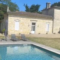 Domaine de La Mouleyre proche Bordeaux, fraîcheur des murs en pierre, hotel u gradu Carignan