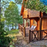 Domek Mazury Max nad jeziorem w Rynie, hotel en Ryn