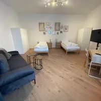 WhiteWood-Apartment - Nähe A43 - zentral - inkl WiFi, ξενοδοχείο σε Bockholt