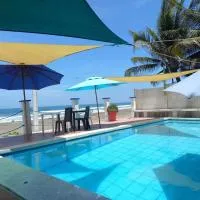 Barra de Santiago에 위치한 호텔 MARDEORO BEACH HOUSE