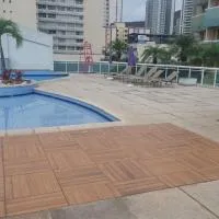 Flat em hotel Morador 106, отель в городе Нова-Игуасу