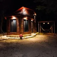 Eco Aldea kinich Ahau en Calakmul, hotel i Xpujil