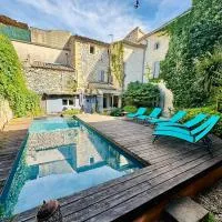 LA MAISON D'ÔRÉ - Billard, fléchettes, cheminée, hotel a Collias
