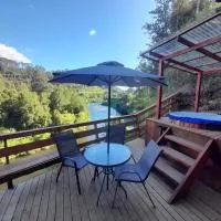 cabaña trafwe, hotel Lago Rancóban