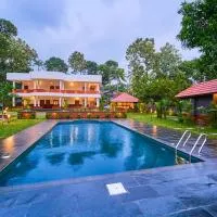 VOYE HOMES Signature Pool Resort Varkala , Just 950 m from Varkala Cliff and Beach, hotel v destinaci Varkala