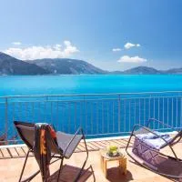 Asos Luxury Seafront Villas, Kefalonia, 100m beach & center, 4 stars services, Parking - near Myrtos - Fiskardo, viešbutis mieste Asos